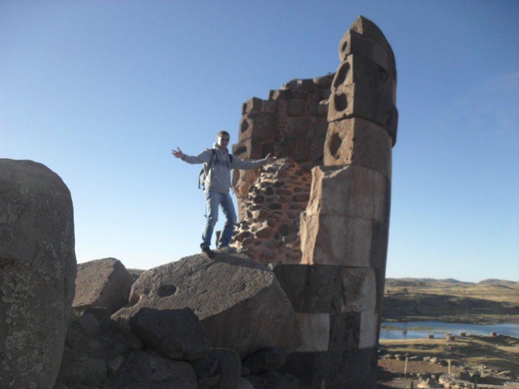 Puno Peru - die Grabtürme von Sillustani