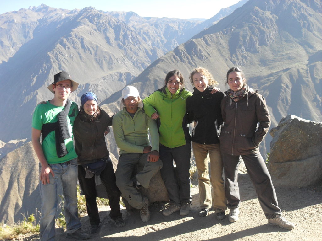 Colca Canyon Peru - Trek - meine Gruppe