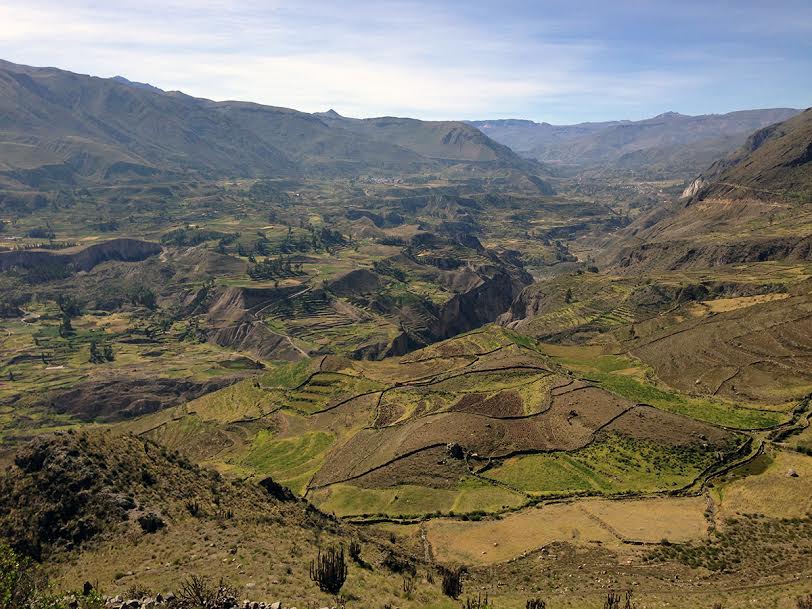 Das Colca-Tal (Valle del Colca) ist eine der schönsten Landschaften in Peru