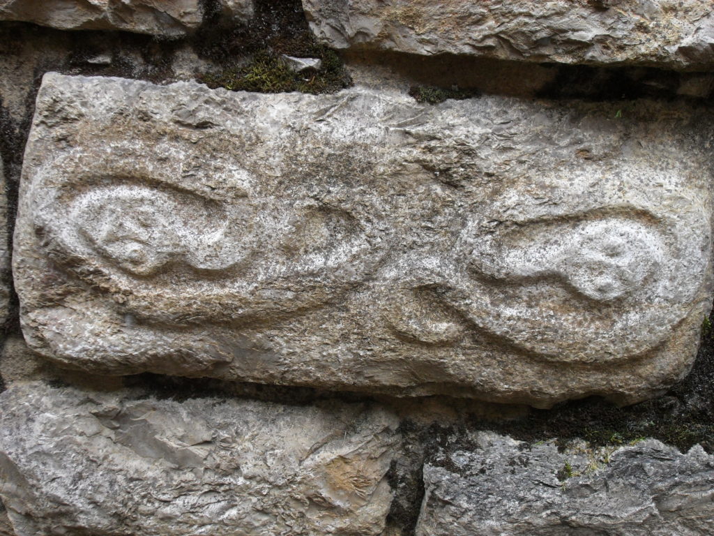 Die Schlange galt bei den Chachapoya als ein Symbol der Weisheit
