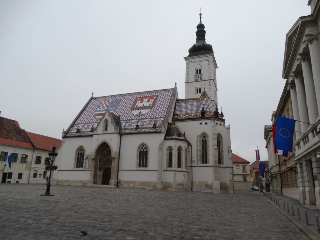 Die Markuskirche ist das Wahrzeichen der Oberstadt von Zagreb