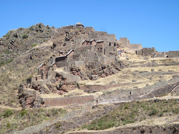 Heiliges Tal Peru Pisac Inka Ruinen