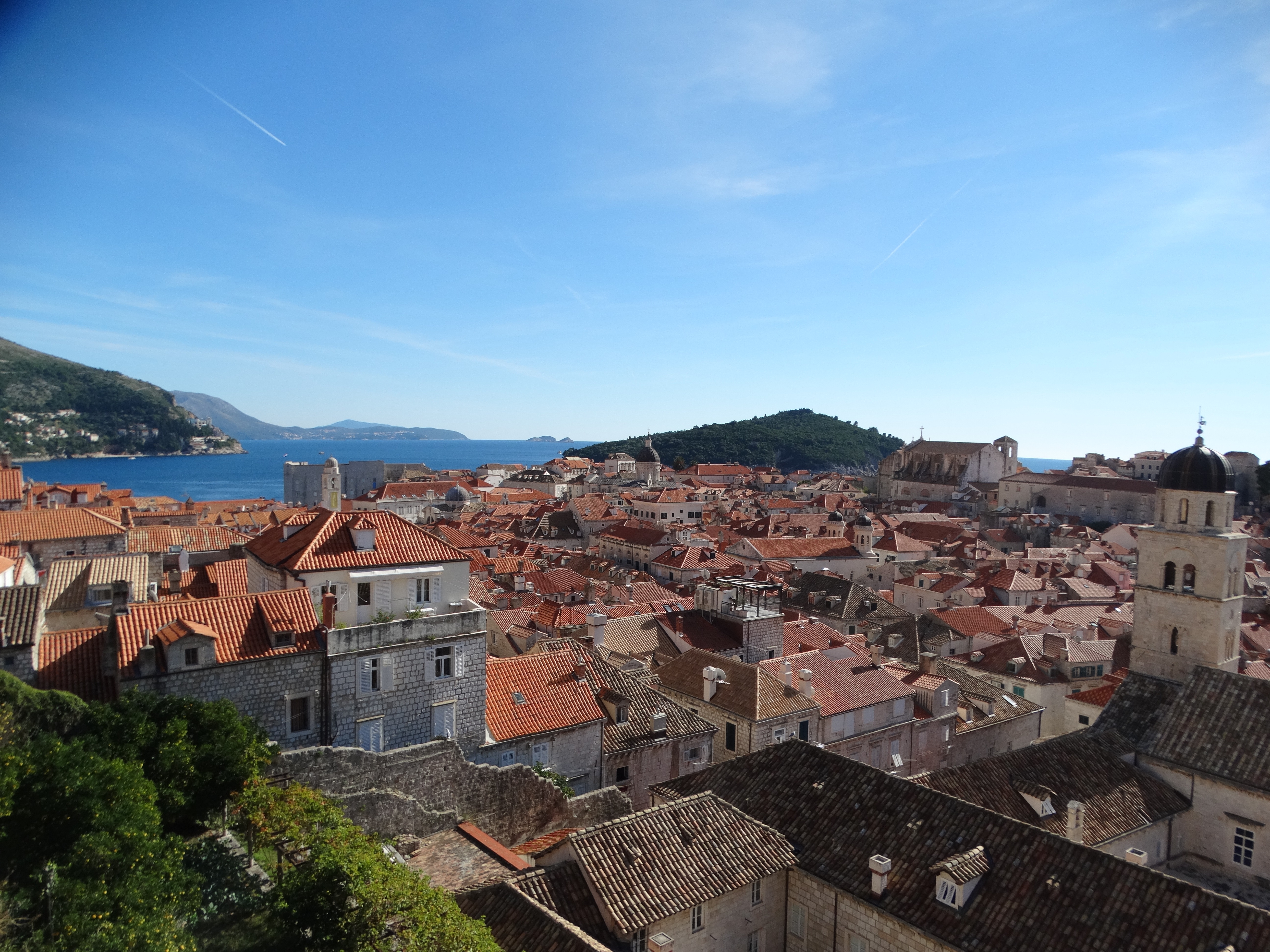 Highlights Kroatien Dubrovnik Stadtmauer Ausblick Adventureluap